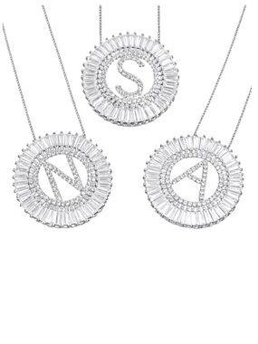 Austrian Crystals Initial Necklace The Tegai